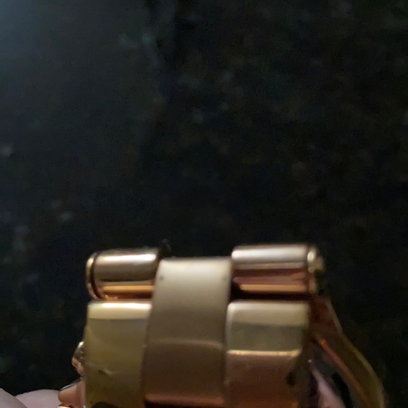 MICHAEL KORS Rose Gold-tone Baguette Bezel Chronograph Ladies Watch 43 mm - Picture 7 of 12